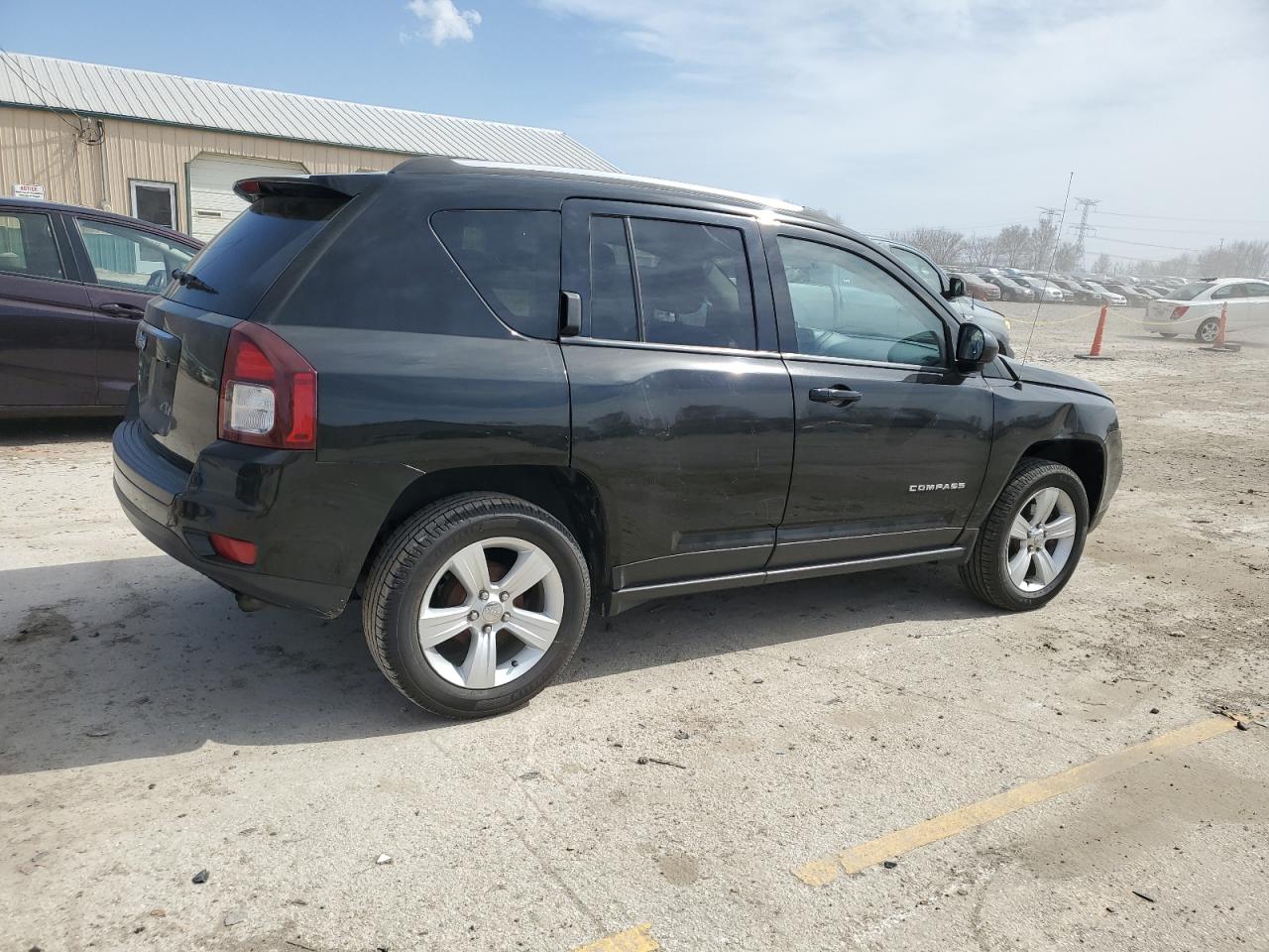 2014 Jeep Compass VIN 1C4NJCBA7ED513577 Copart auction photo, front end damage thumbnail 3