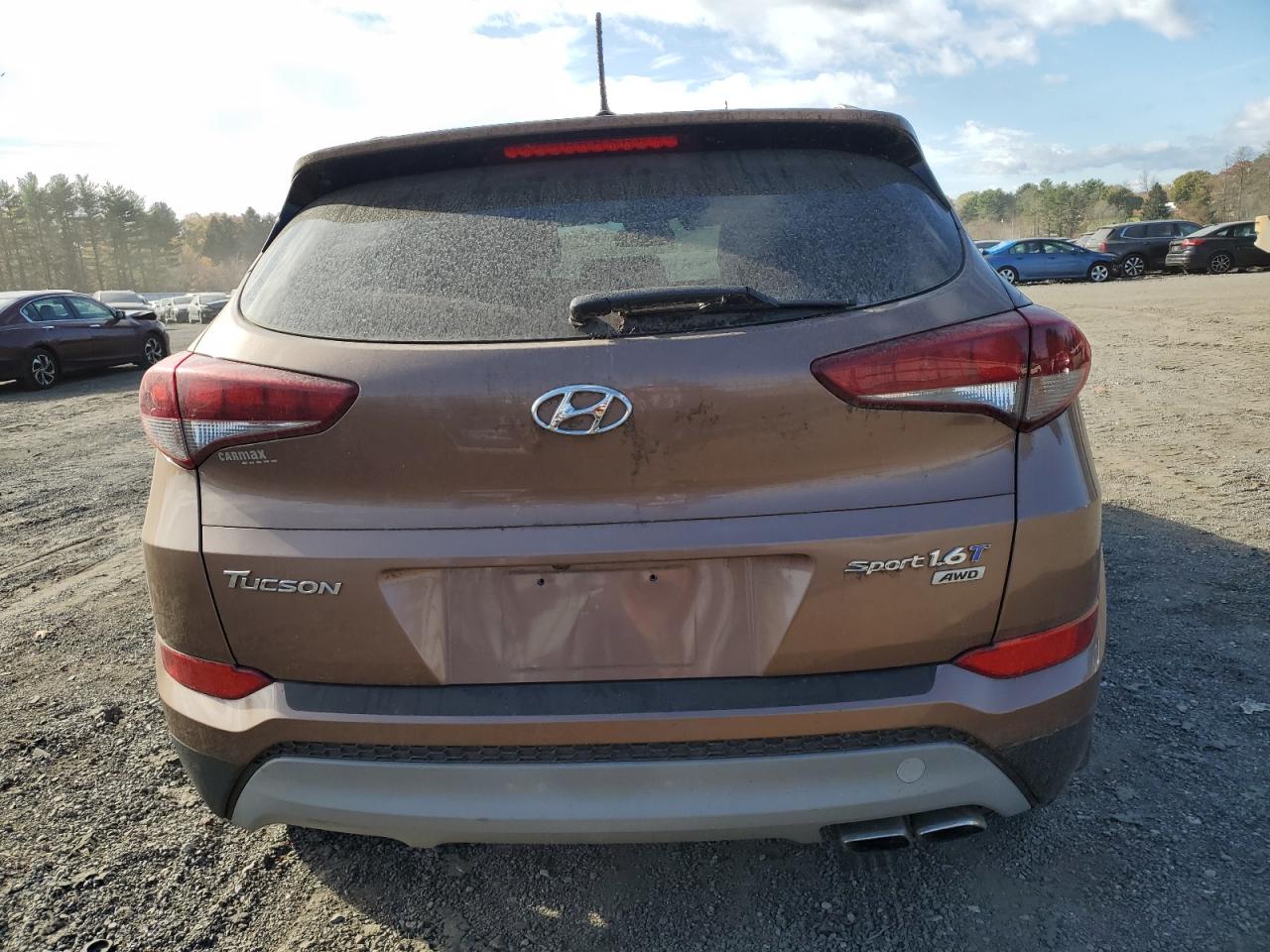 2017 Hyundai Tucson VIN KM8J3CA29HU379089 Copart auction photo, front end / minor dent/scratches damage thumbnail 6