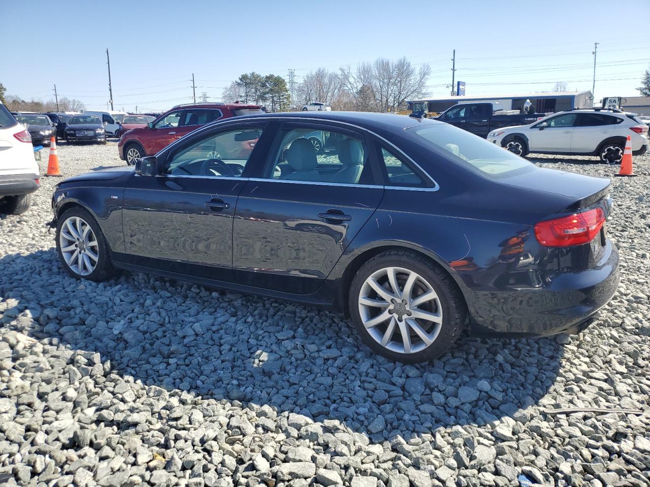 2014 Audi A4 VIN WAUDFAFL6EN044793 Copart auction photo, front end / minor dent/scratches damage thumbnail 2