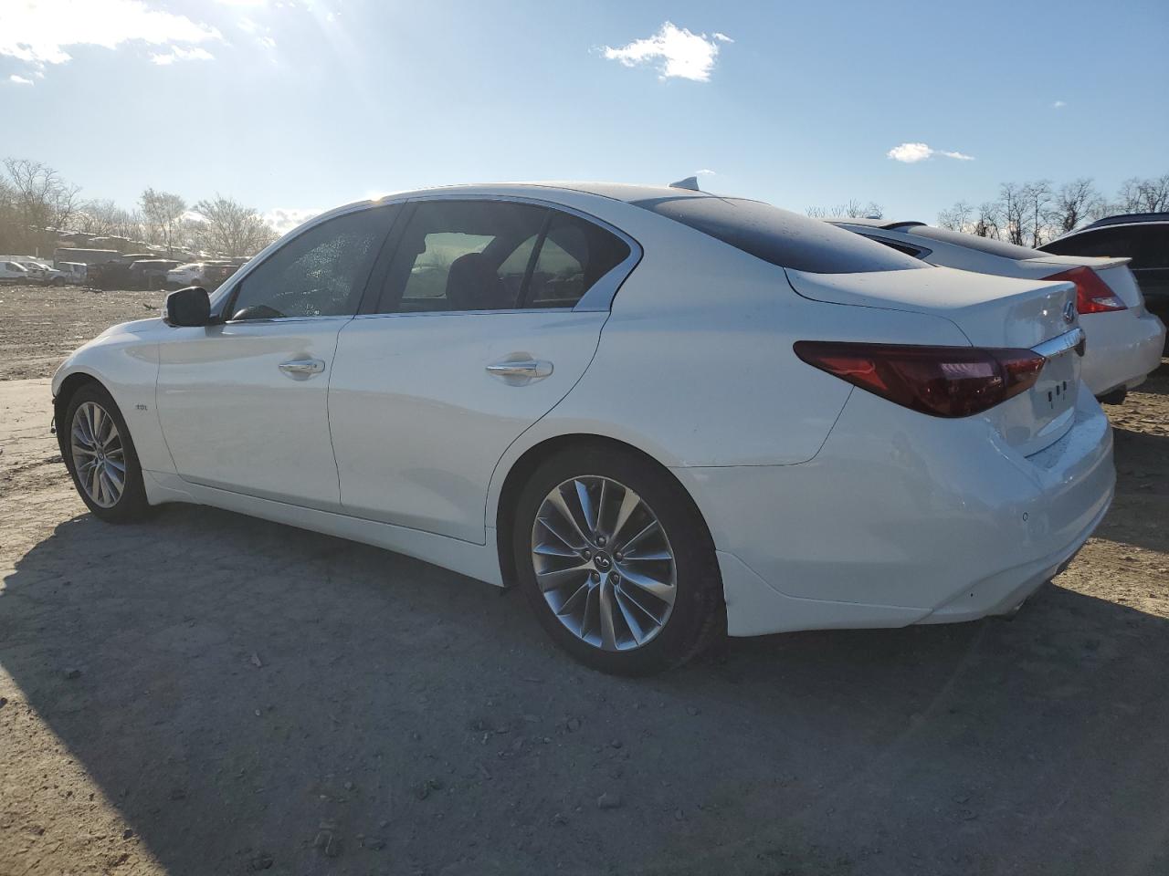 2018 Infiniti Q50 VIN JN1EV7AP9JM590630 Copart auction photo, front end damage thumbnail 2