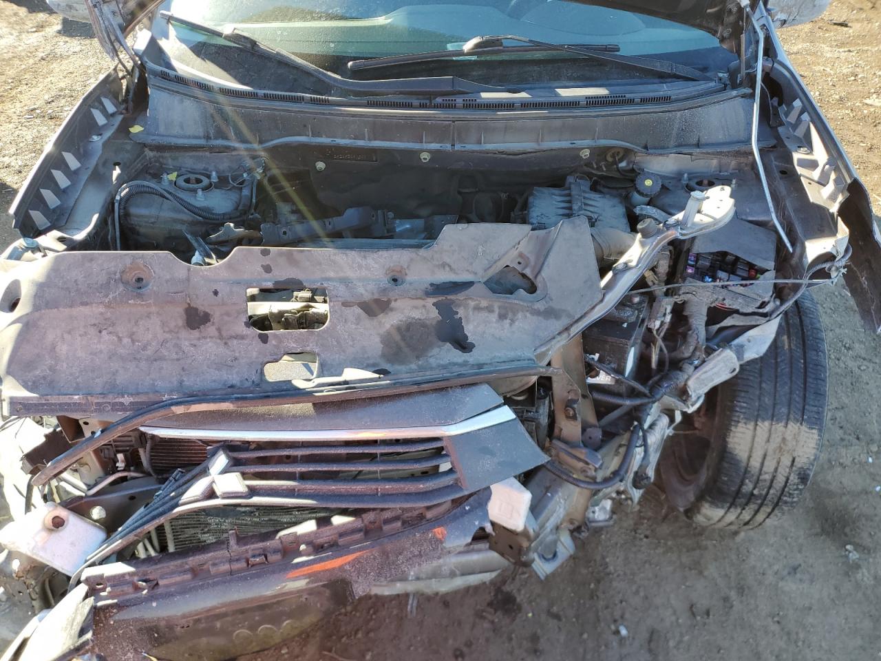 2017 Mitsubishi Outlander VIN JA4AR3AU1HZ007201 Copart auction photo, front end damage thumbnail 12