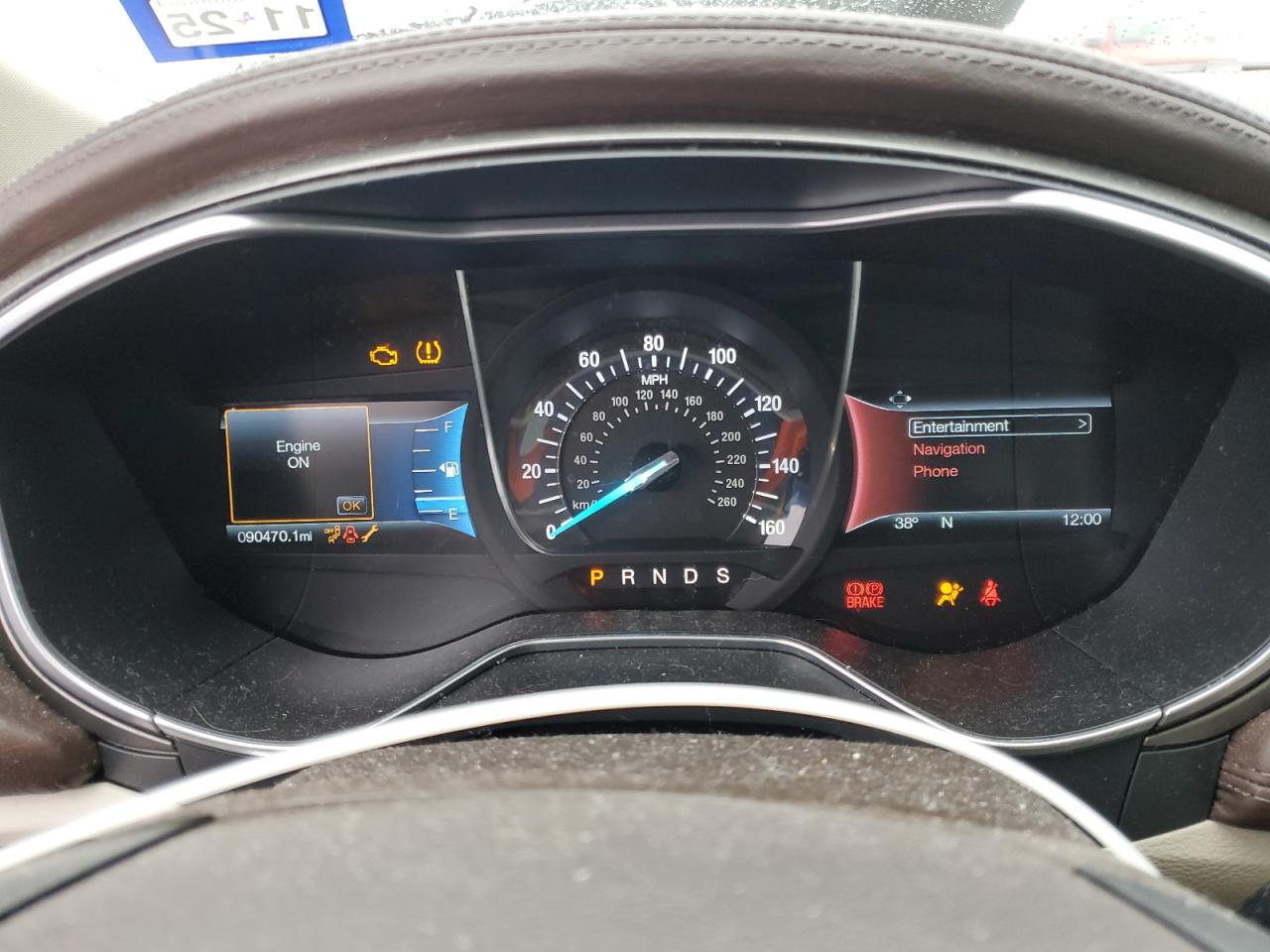 2017 Ford Fusion VIN 3FA6P0D95HR120702 Copart auction photo, front end damage thumbnail 9