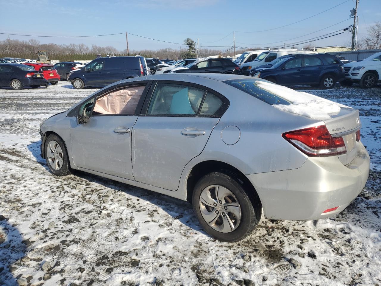 2013 Honda Civic VIN 19XFB2F59DE284793 Copart auction photo, all over damage thumbnail 2