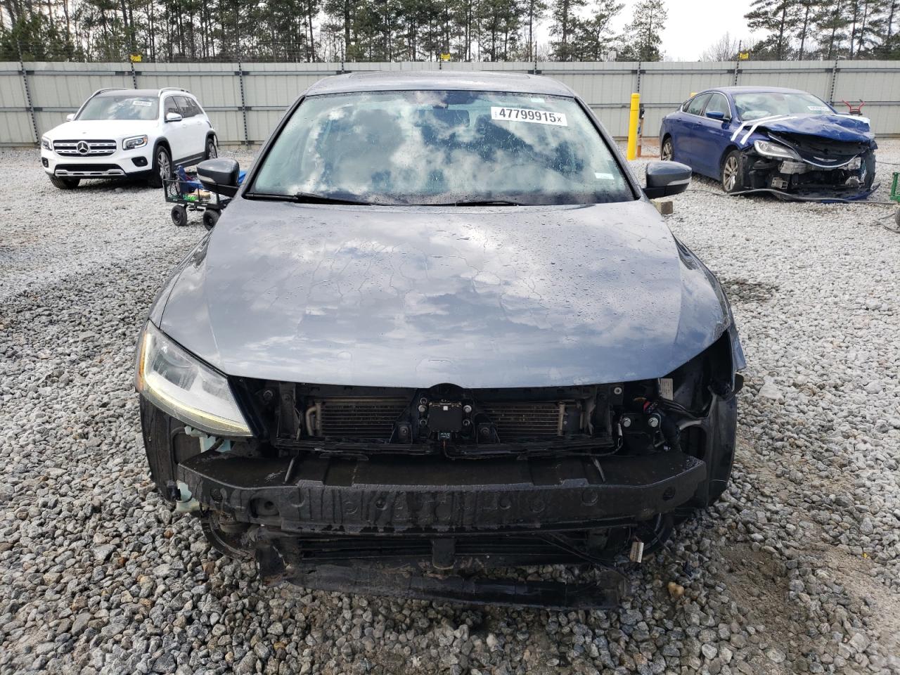 2017 Volkswagen Jetta VIN 3VWL17AJ8HM398445 Copart auction photo, front end damage thumbnail 5