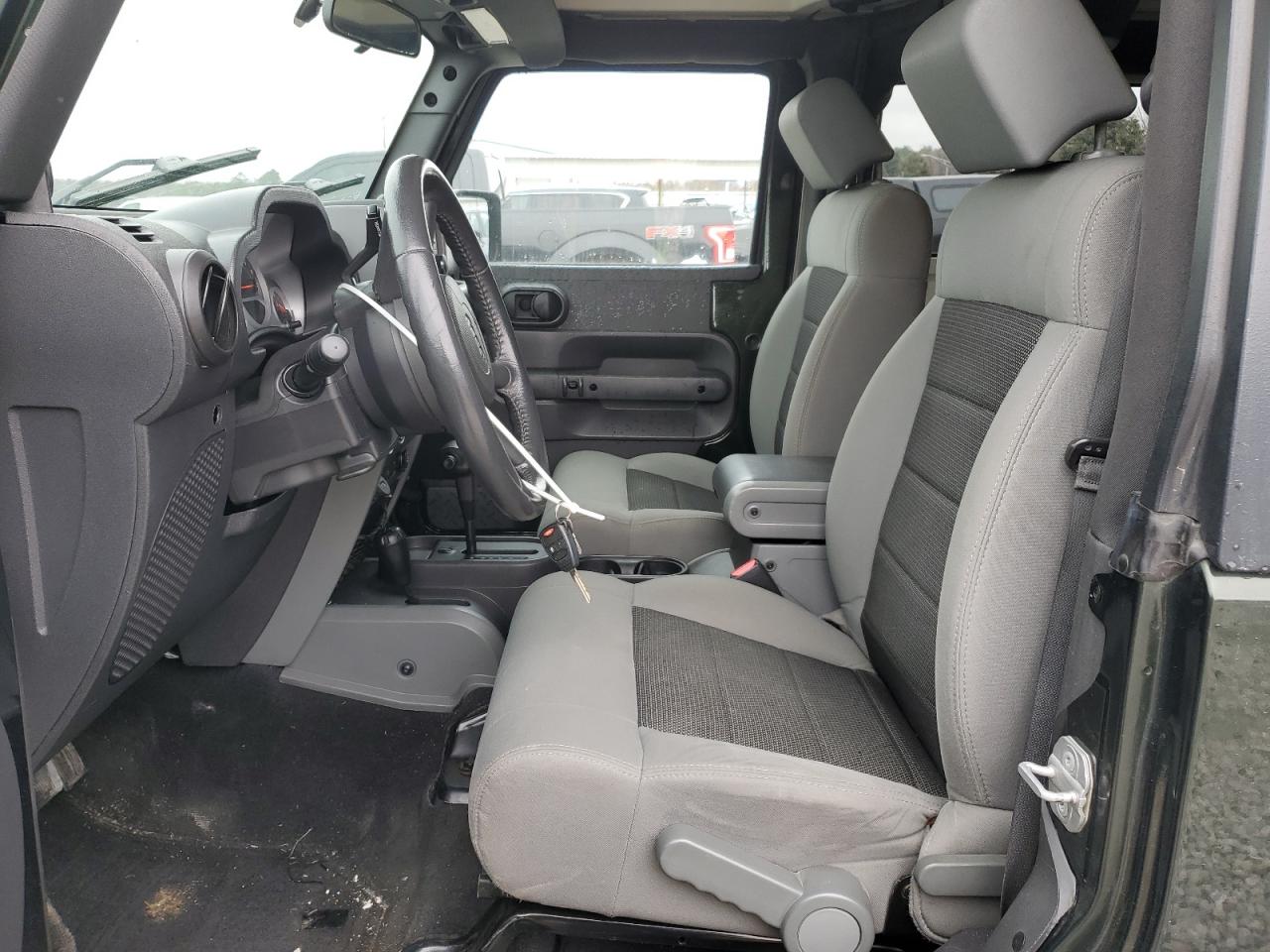 2010 Jeep Wrangler VIN 1J4AA2D15AL100539 Copart auction photo, side damage thumbnail 7