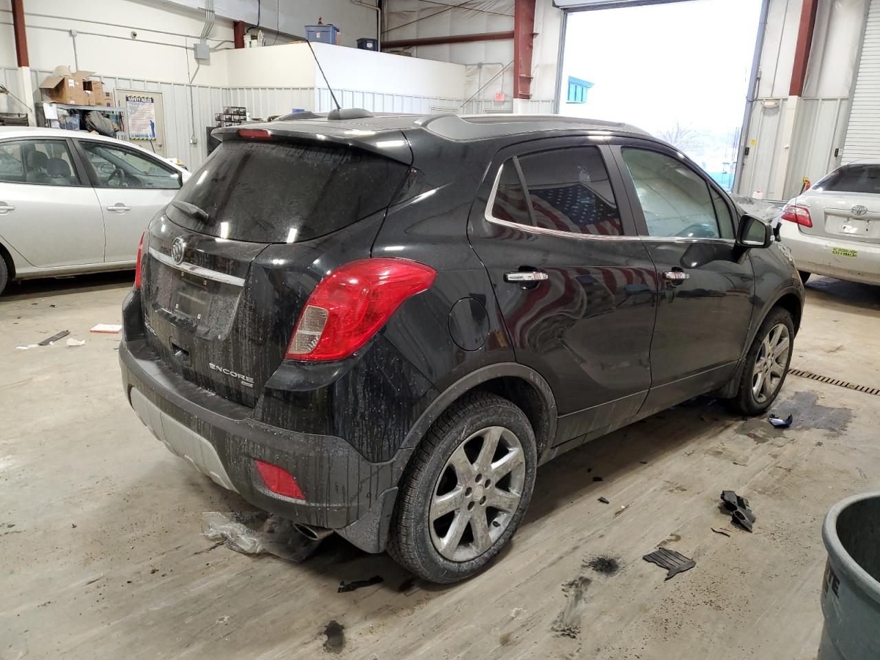 2016 Buick Encore VIN KL4CJHSB0GB553831 Copart auction photo, burn - engine damage thumbnail 3