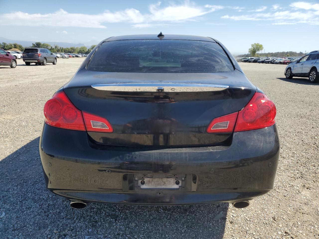 2013 Infiniti G VIN JN1CV6AP9DM304412 Copart auction photo, side damage thumbnail 6
