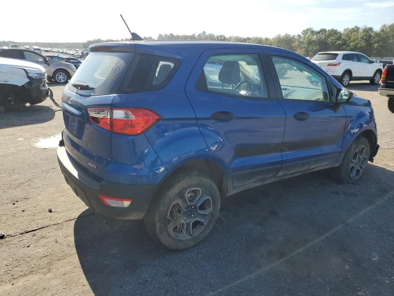 2022 Ford EcoSport VIN MAJ6S3FLXNC465307 Copart auction photo, all over damage thumbnail 3