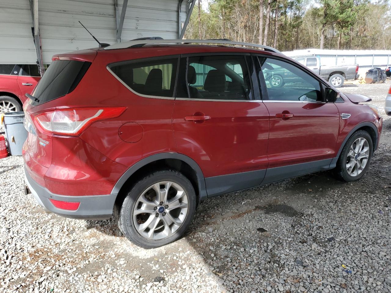 2014 Ford Escape VIN 1FMCU9J9XEUB03988 Copart auction photo, front end damage thumbnail 3