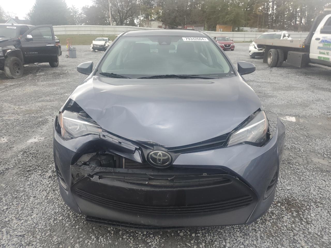 2019 Toyota Corolla VIN 2T1BURHE9KC242554 Copart auction photo, side / front end damage thumbnail 5