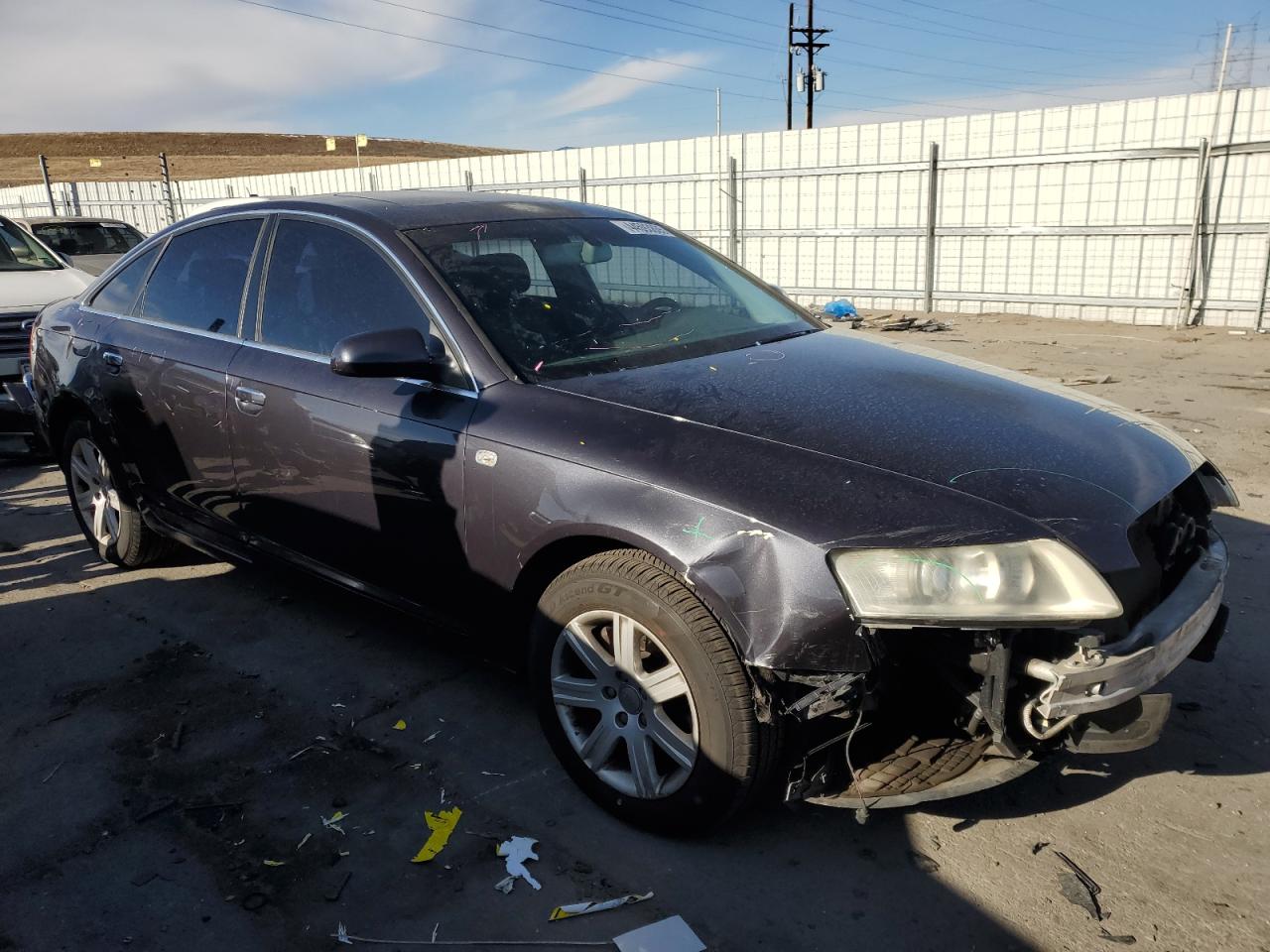 2005 Audi A6 VIN WAUDG74F75N093384 Copart auction photo, front end / rear end damage thumbnail 4