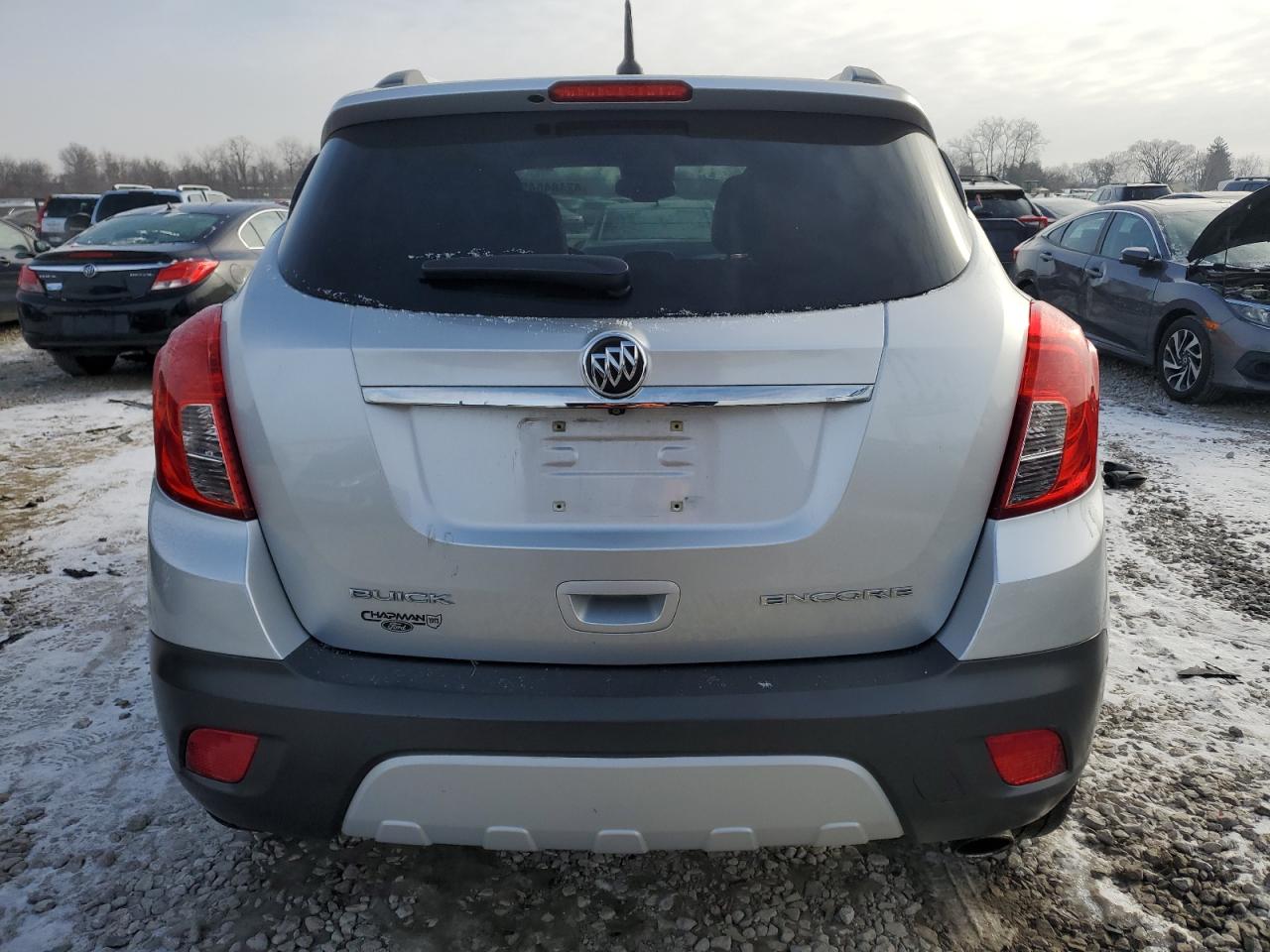 2014 Buick Encore VIN KL4CJCSB5EB784837 Copart auction photo, front end damage thumbnail 6