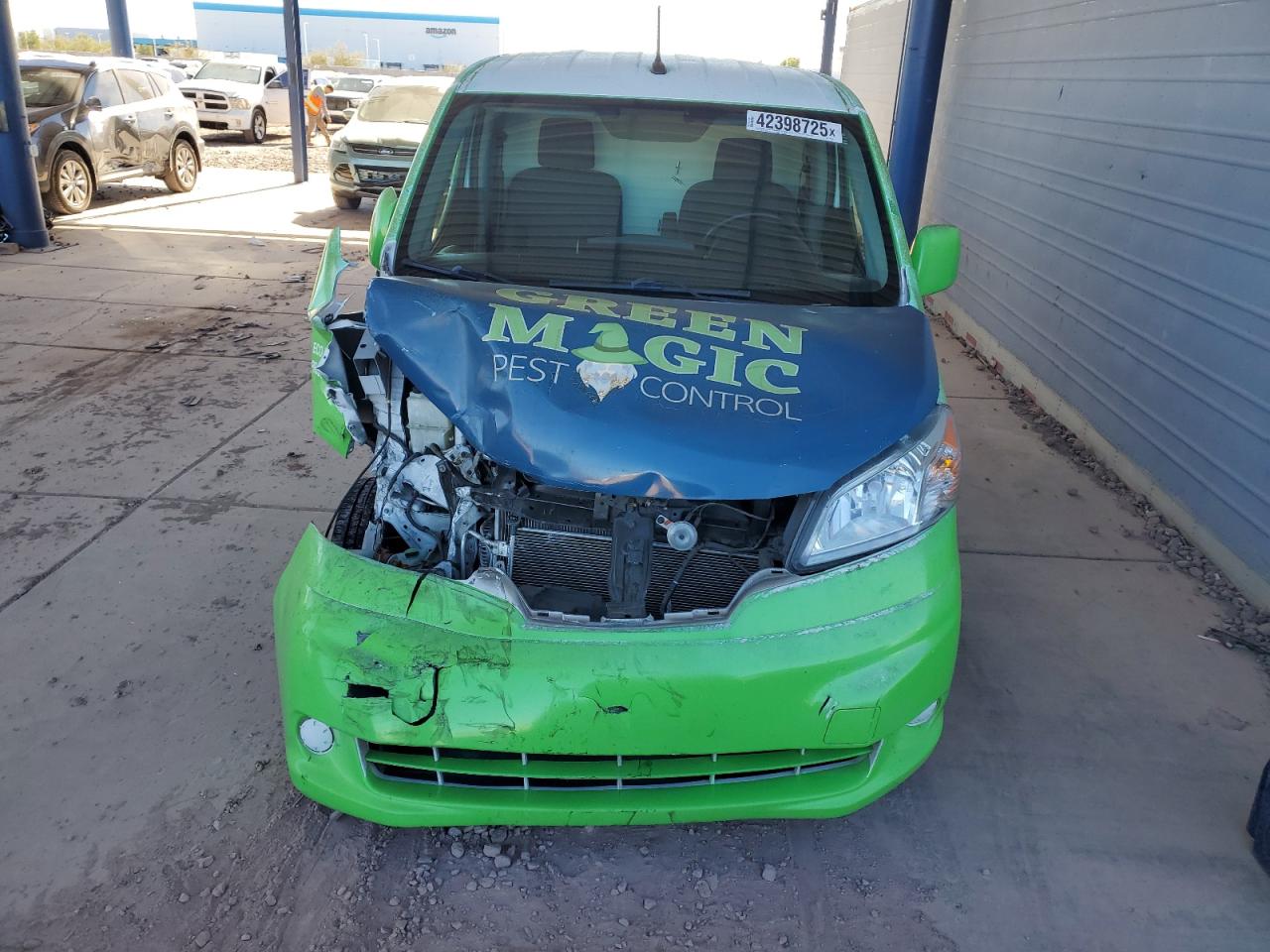 2018 Nissan NV VIN 3N6CM0KNXJK697730 Copart auction photo, front end / rear end damage thumbnail 5