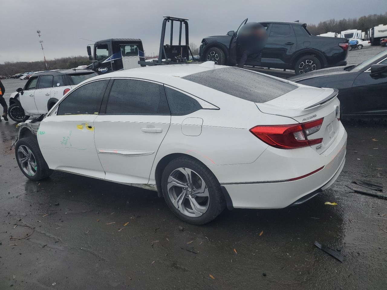 2018 Honda Accord VIN 1HGCV1F59JA022390 Copart auction photo, front end damage thumbnail 2