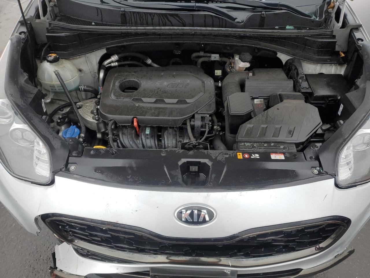 2020 KIA Sportage VIN KNDP6CAC5L7702138 Copart auction photo, rear end / front end damage thumbnail 12