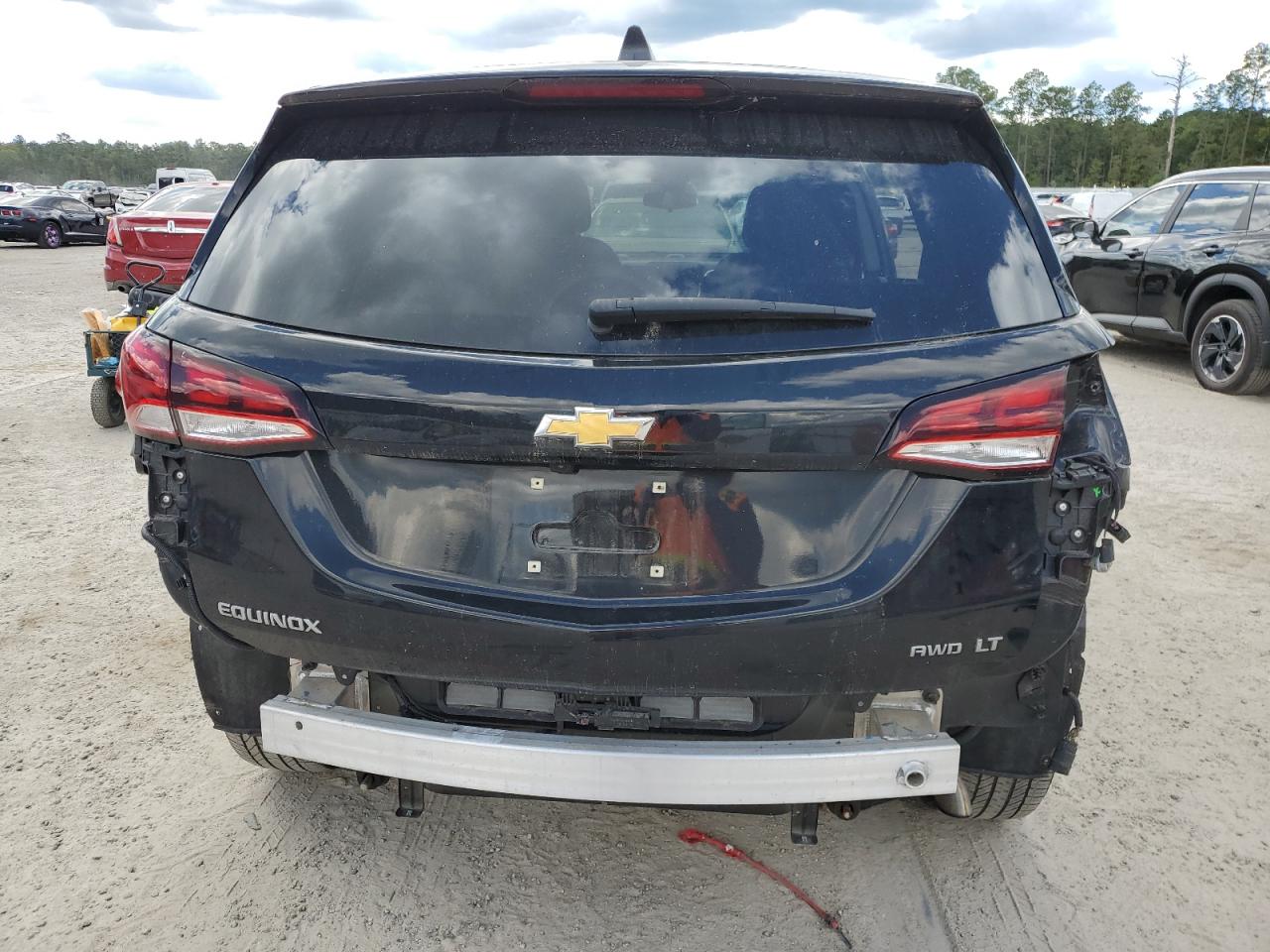 2022 Chevrolet Equinox VIN 3GNAXUEV4NL262651 Copart auction photo, side damage thumbnail 6