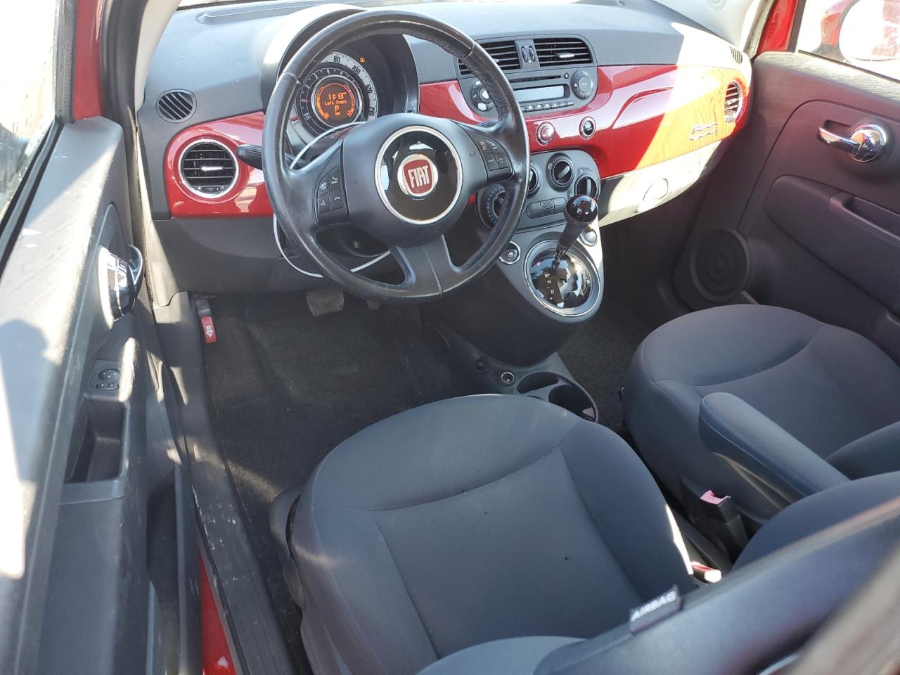 2013 Fiat 500 VIN 3C3CFFAR1DT545956 Copart auction photo, side damage thumbnail 8