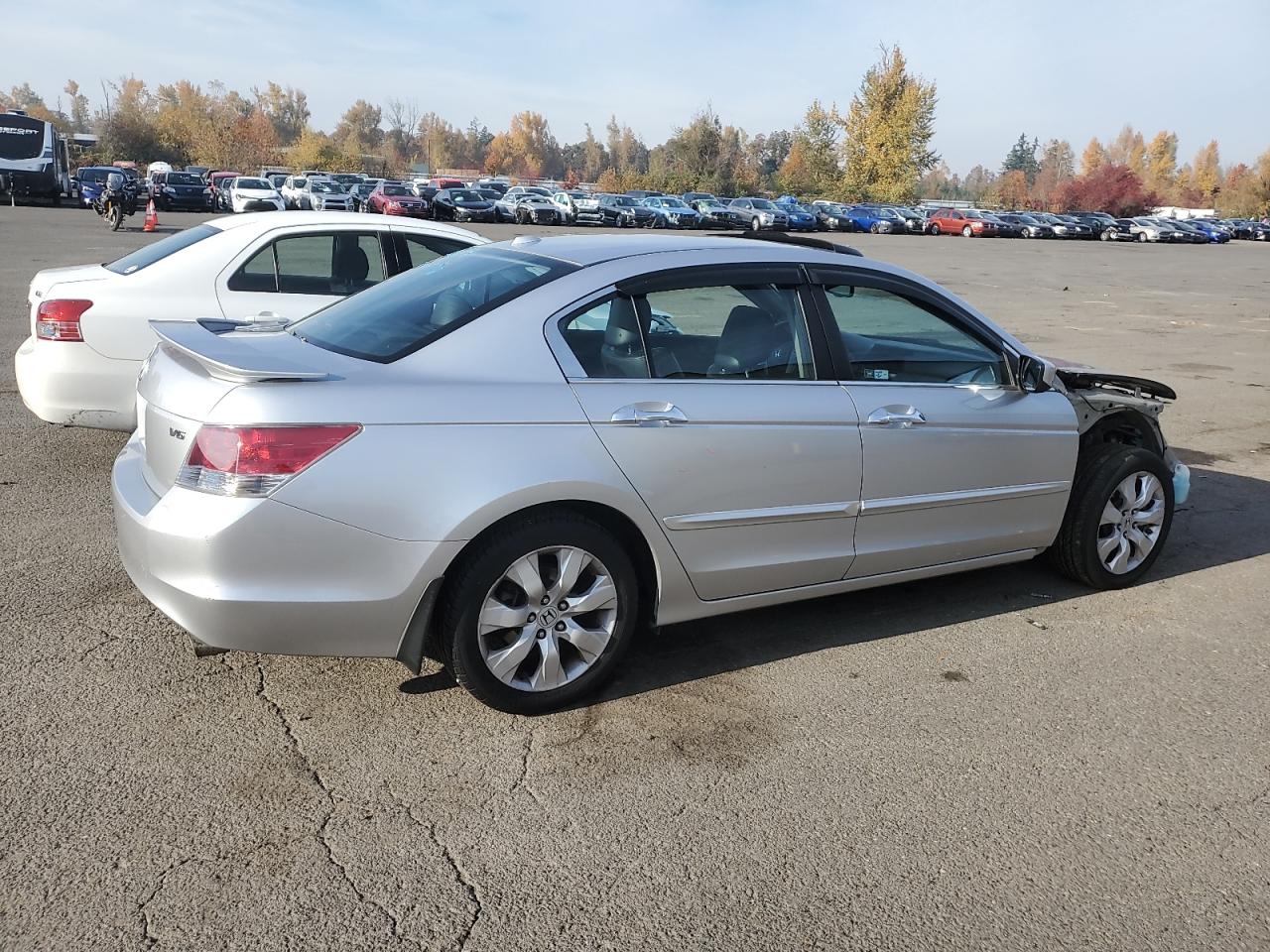 2008 Honda Accord VIN 1HGCP36818A059802 Copart auction photo, front end damage thumbnail 3