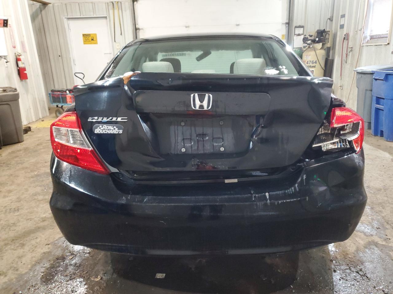 2012 Honda Civic VIN 2HGFB2F8XCH311739 Copart auction photo, rear end / minor dent/scratches damage thumbnail 6