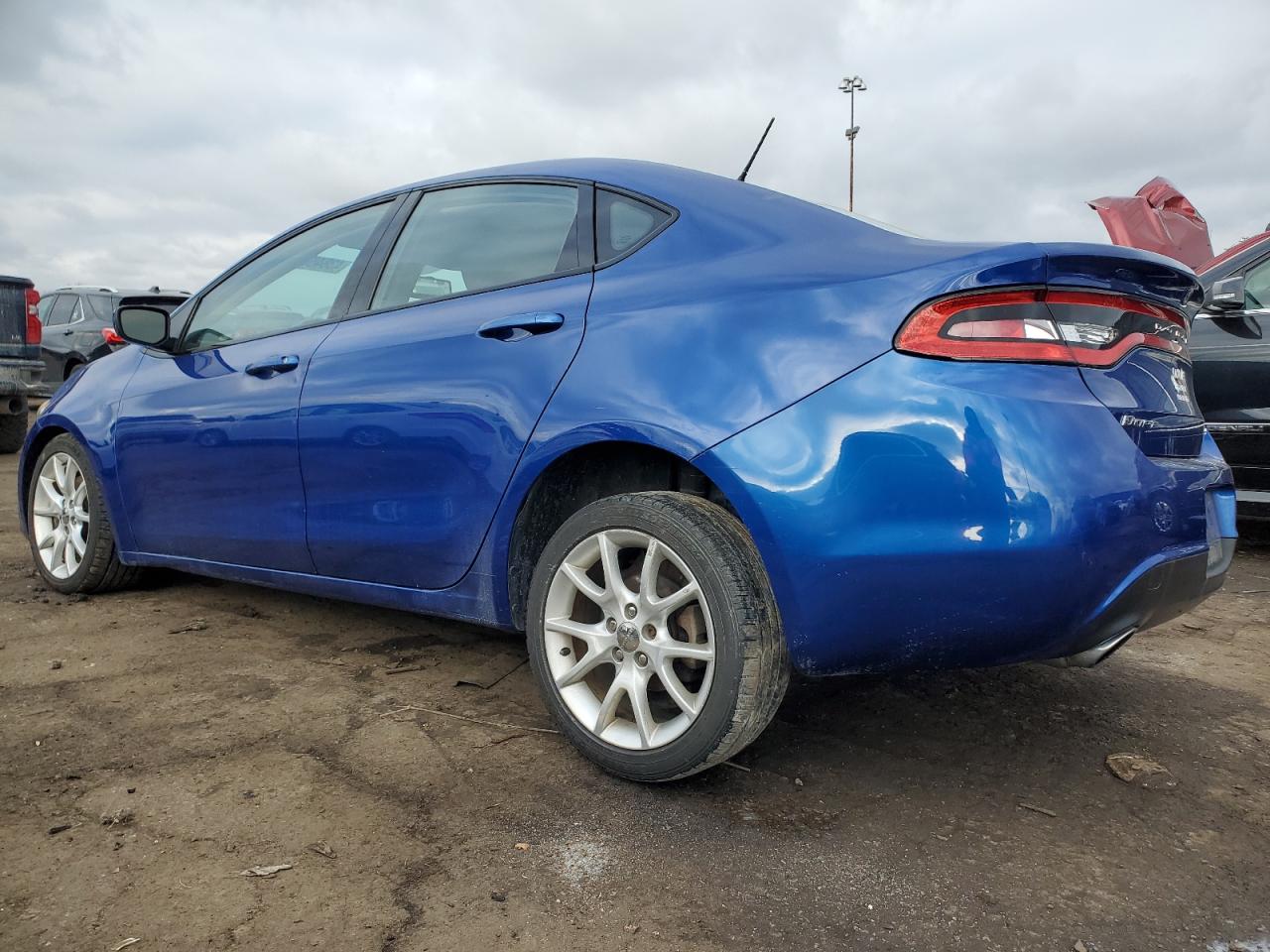 2013 Dodge Dart VIN 1C3CDFBA3DD291915 Copart auction photo, side / undercarriage damage thumbnail 2