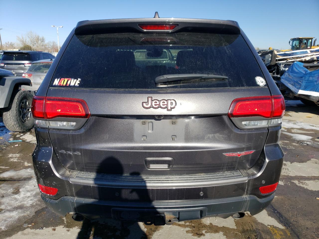 2017 Jeep Grand Cherokee VIN 1C4RJFLG4HC754853 Copart auction photo, side / rear end damage thumbnail 6