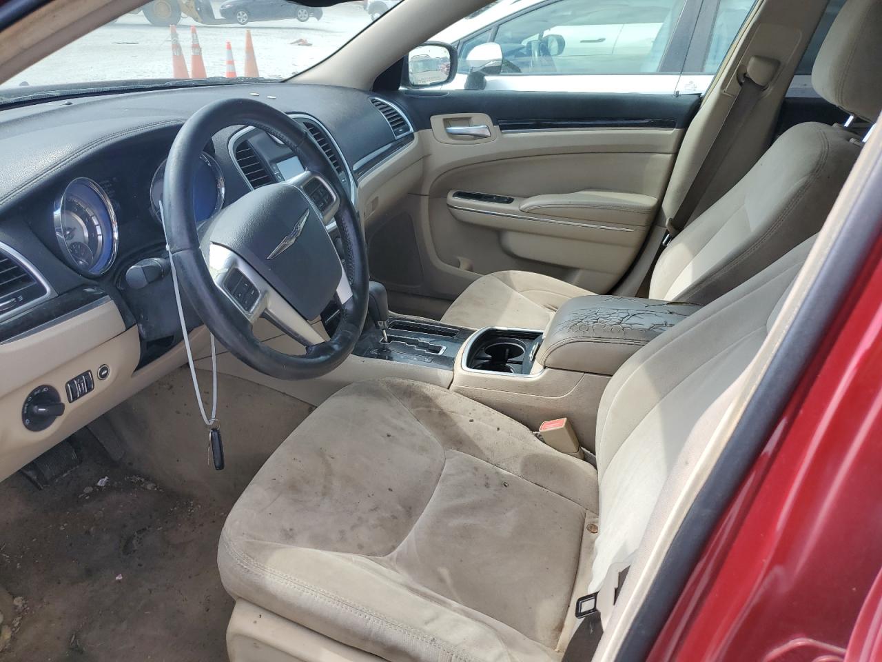 2012 Chrysler 300 VIN 2C3CCAAG4CH142474 Copart auction photo, water/flood damage thumbnail 7