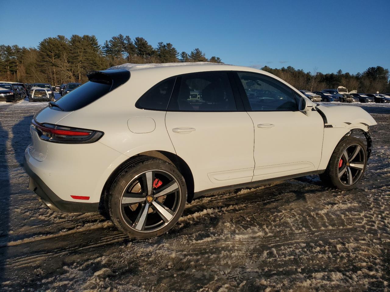 2024 Porsche Macan VIN WP1AG2A52RLB40521 Copart auction photo, front end damage thumbnail 3
