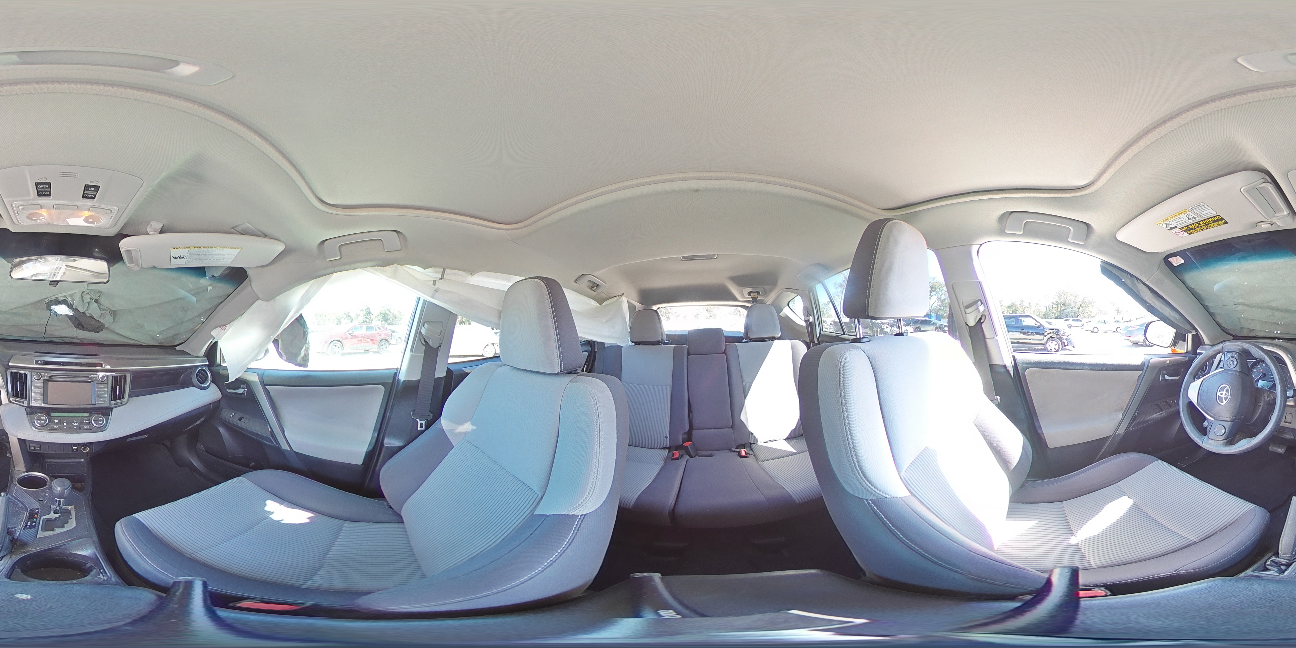 2015 Toyota RAV 4 VIN 2T3RFREV7FW287808 Copart auction photo, front end / rear end damage thumbnail 13