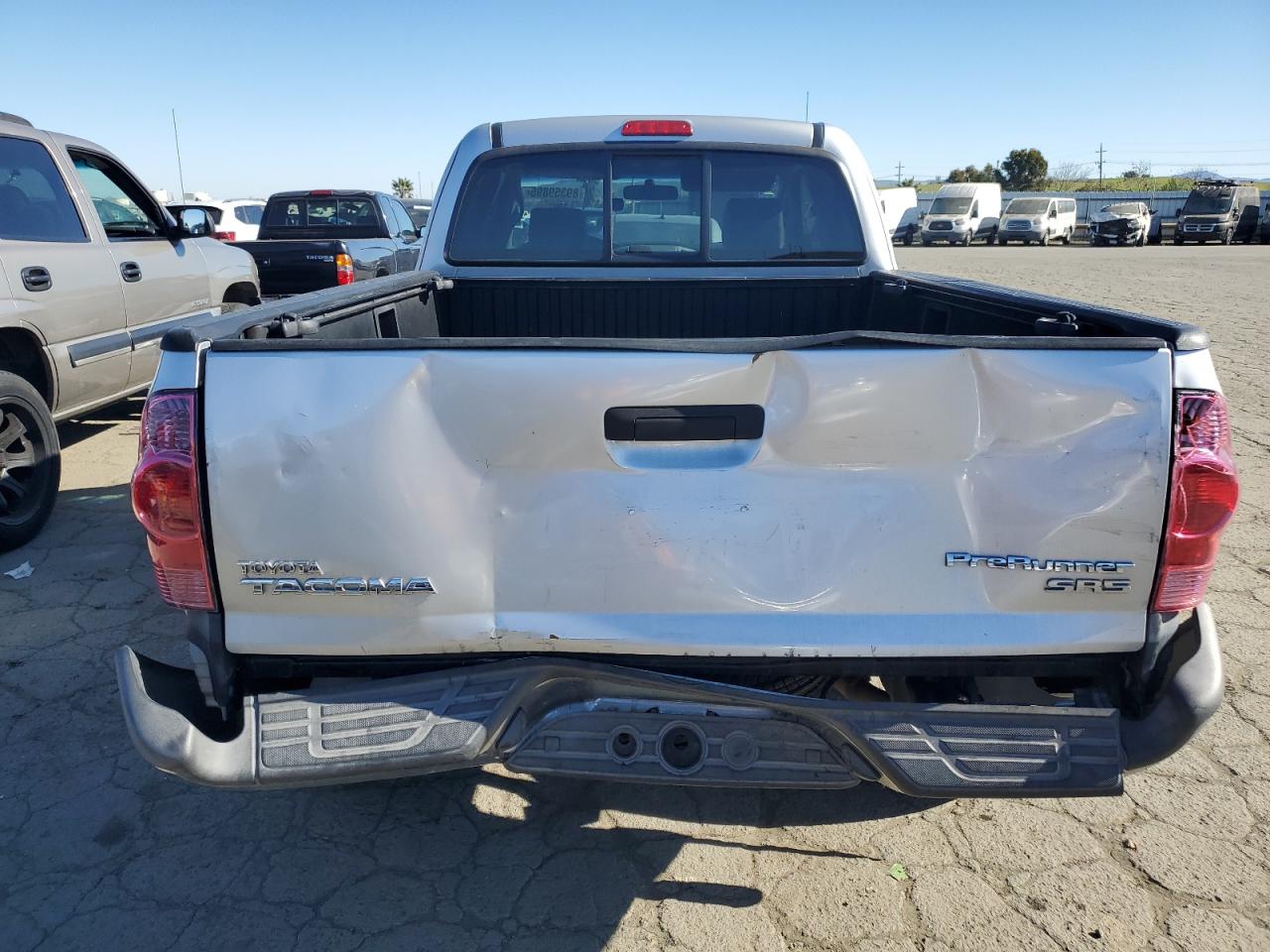 2008 Toyota Tacoma VIN 5TETX62N18Z559556 Copart auction photo, rear end damage thumbnail 6