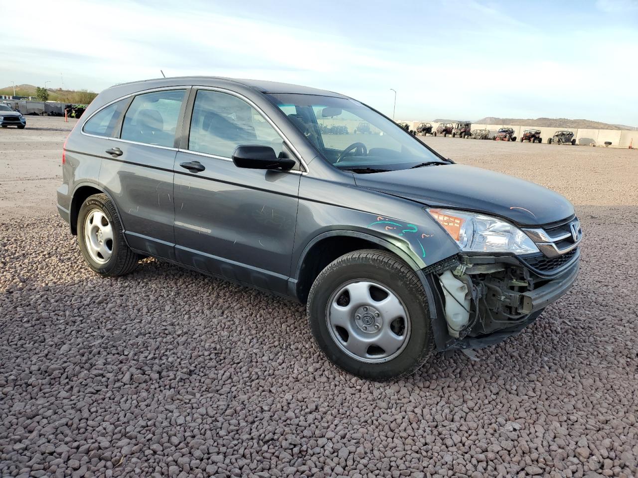 2011 Honda CR-V VIN 5J6RE3H32BL016186 Copart auction photo, front end / side damage thumbnail 4