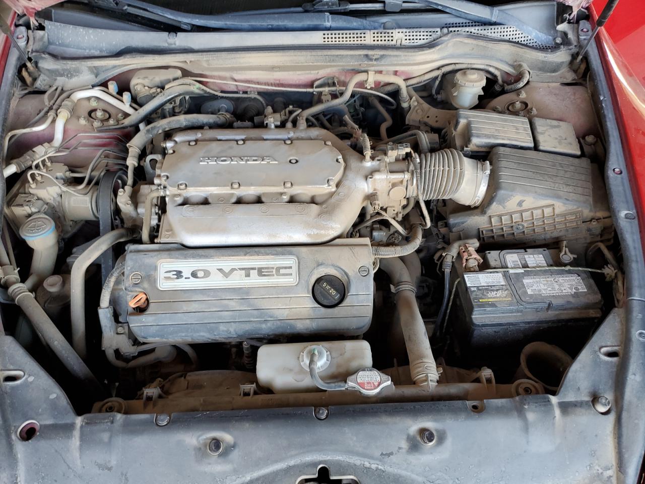 2005 Honda Accord VIN 1HGCM82605A004683 Copart auction photo, front end / rear end damage thumbnail 12