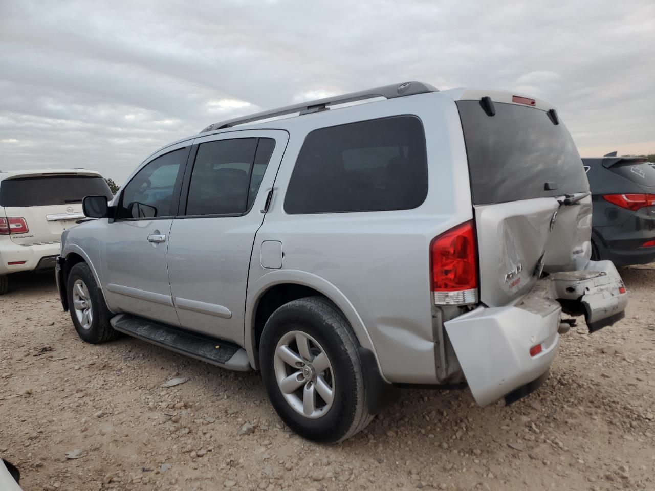 2015 Nissan Armada VIN 5N1BA0ND6FN603530 Copart auction photo, all over damage thumbnail 2