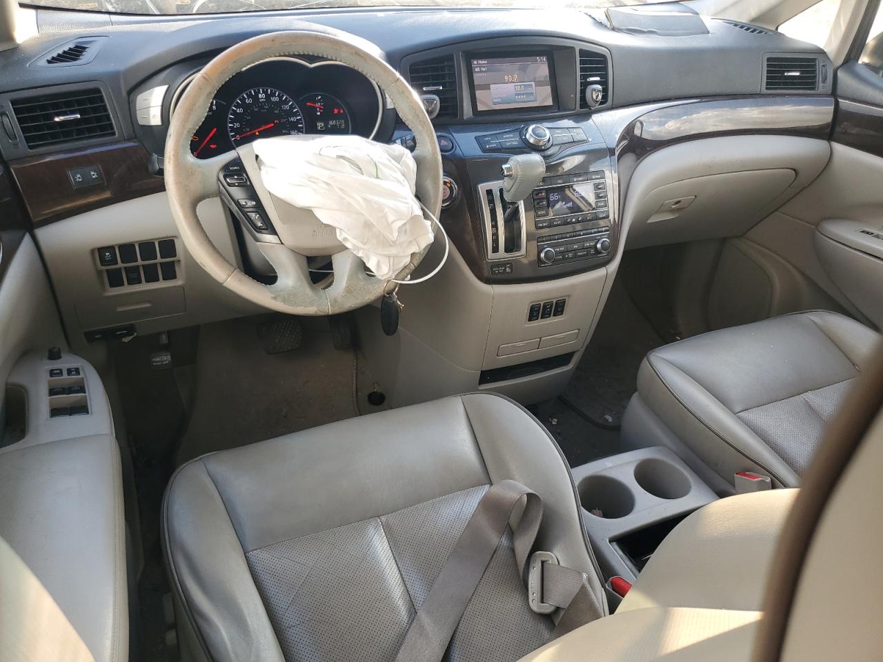 2015 Nissan Quest VIN JN8AE2KP2F9132133 Copart auction photo, front end damage thumbnail 8