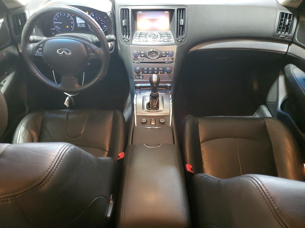 2012 Infiniti G VIN JN1CV6AR8CM972864 Copart auction photo, front end / side damage thumbnail 8
