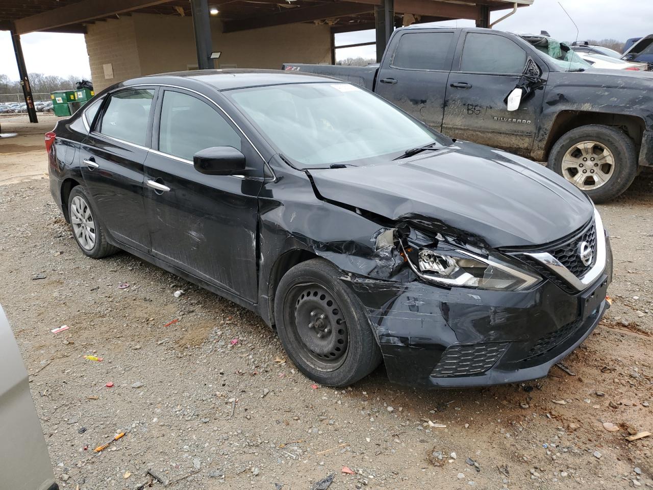 2017 Nissan Sentra VIN 3N1AB7AP1HY364905 Copart auction photo, front end damage thumbnail 4