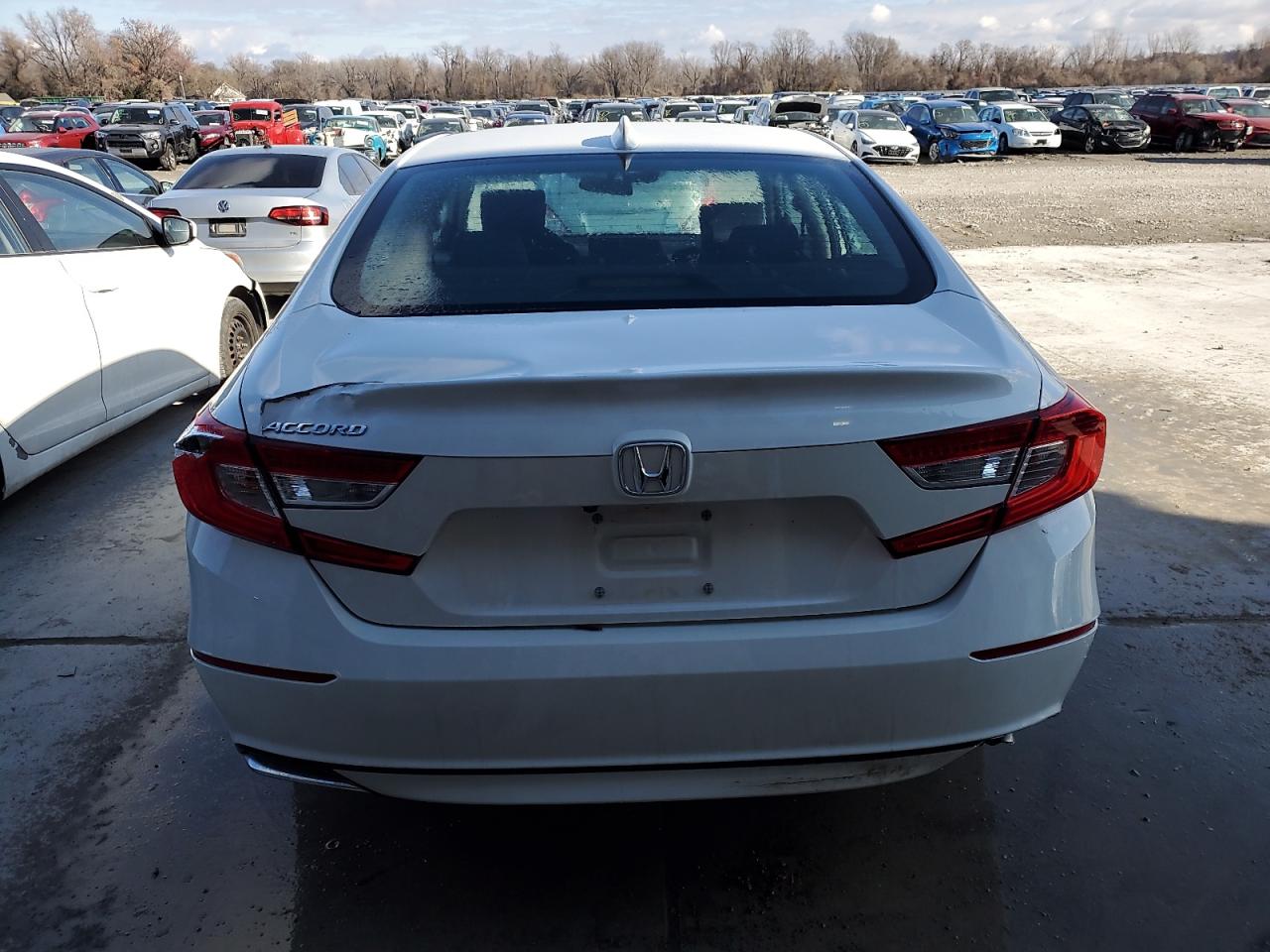 2018 Honda Accord VIN 1HGCV1F14JA249838 Copart auction photo, rear end damage thumbnail 6