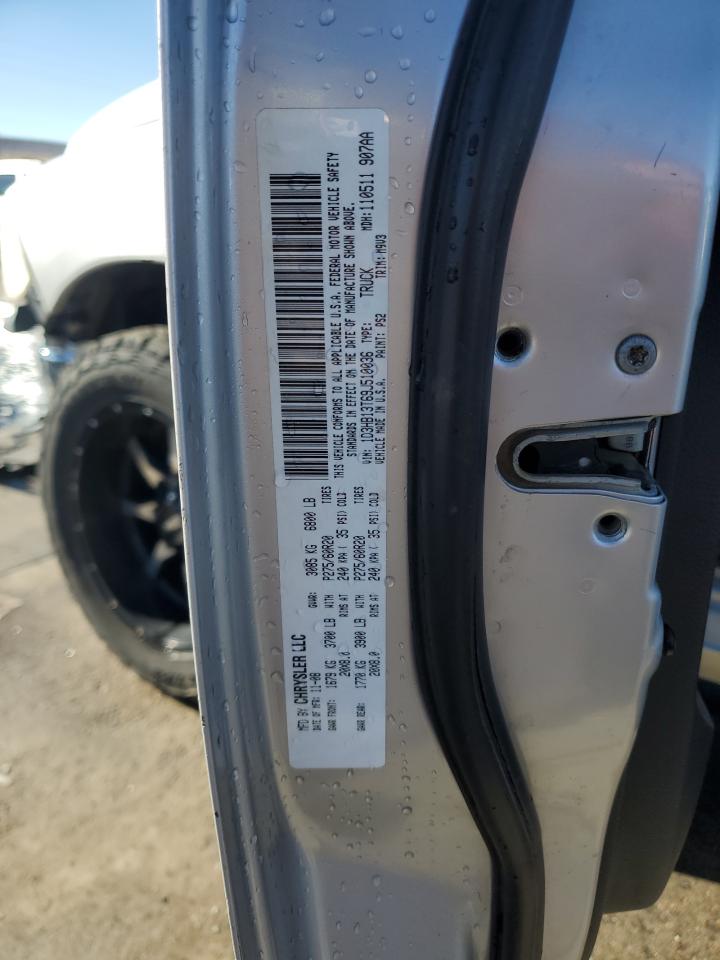 2009 Dodge RAM VIN 1D3HB13T69J510036 Copart auction photo, front end / rear end damage thumbnail 13