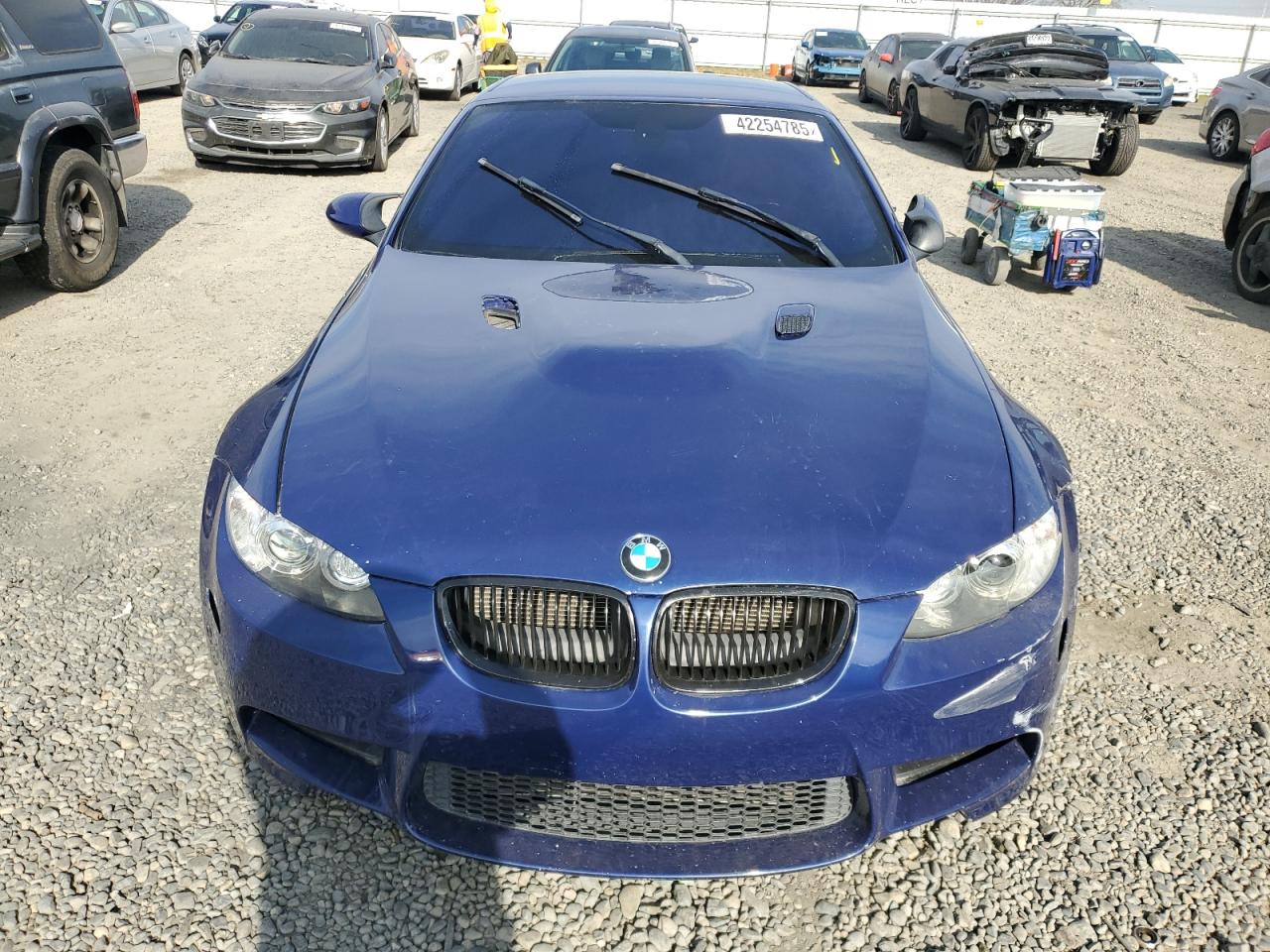 2011 BMW M3 VIN WBSDX9C52BE585185 Copart auction photo, front end / rear end damage thumbnail 5