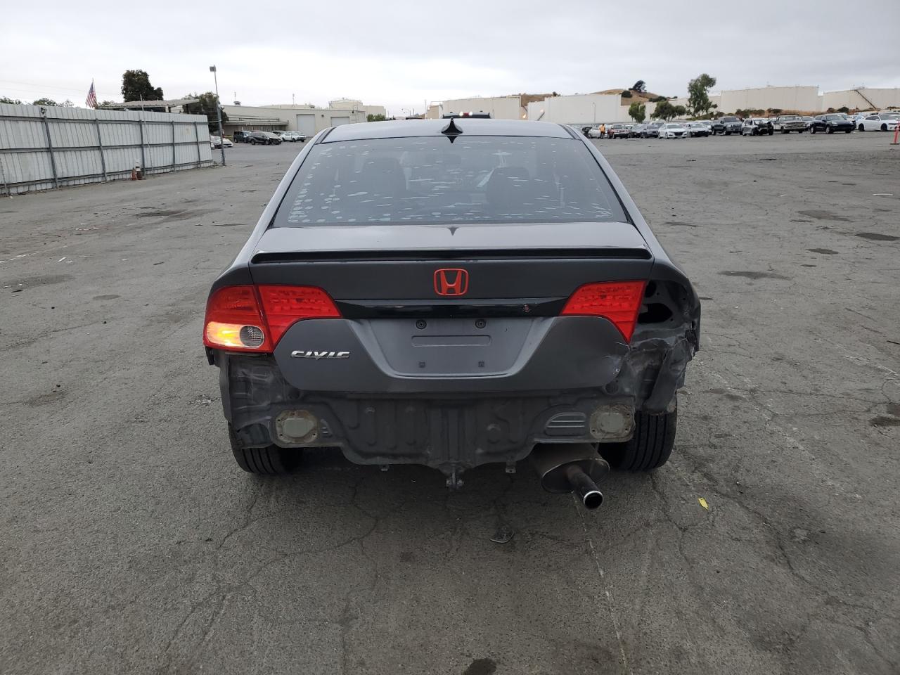 2009 Honda Civic VIN 2HGFA16599H302669 Copart auction photo, rear end damage thumbnail 6