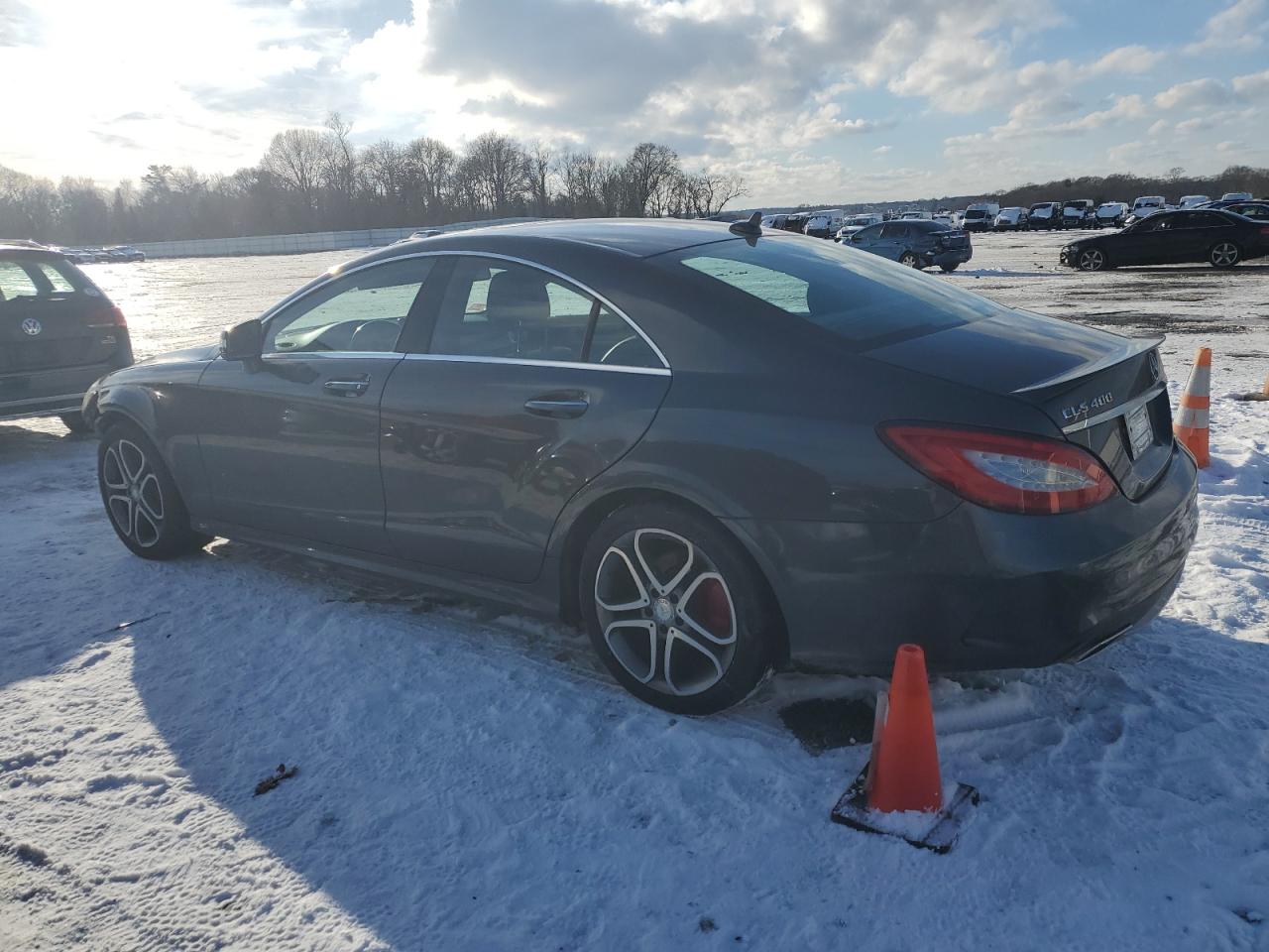 2015 Mercedes-Benz CLC-klasse VIN WDDLJ6HB5FA145191 Copart auction photo, front end / rear end damage thumbnail 2