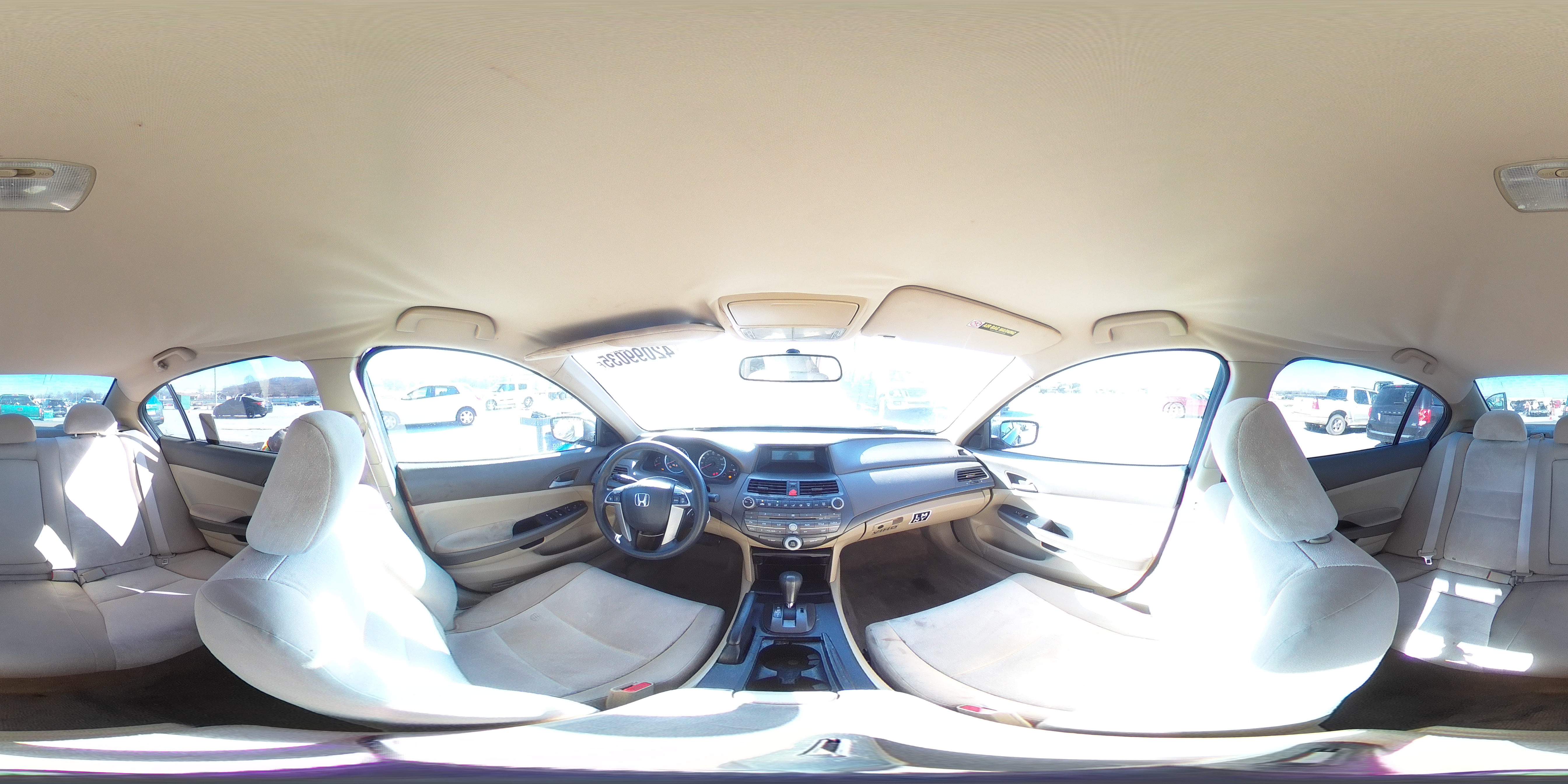 2010 Honda Accord VIN 1HGCP2F46AA154692 Copart auction photo, side / front end damage thumbnail 13