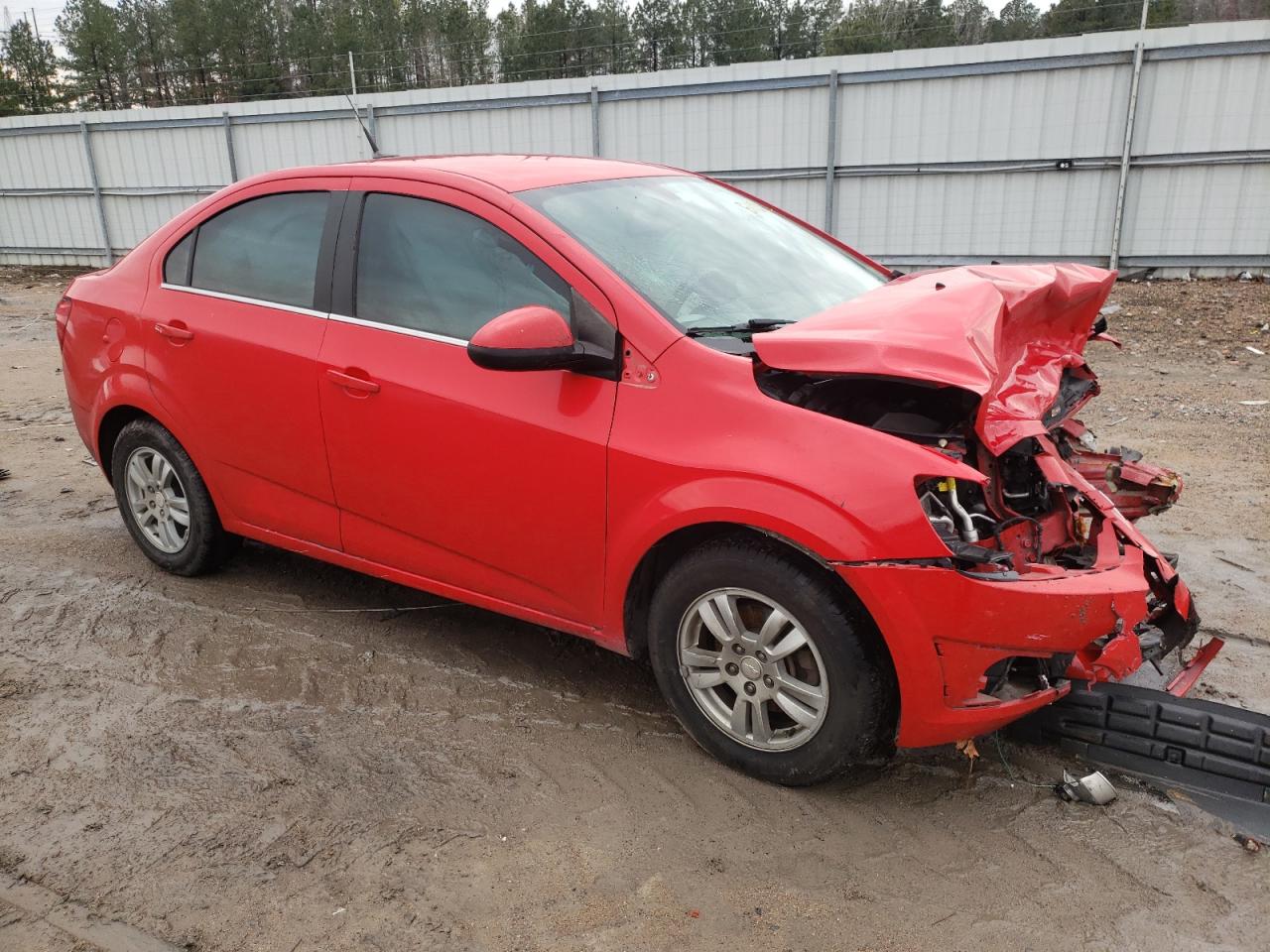 2014 Chevrolet Sonic VIN 1G1JC5SH6E4238018 Copart auction photo, front end damage thumbnail 4