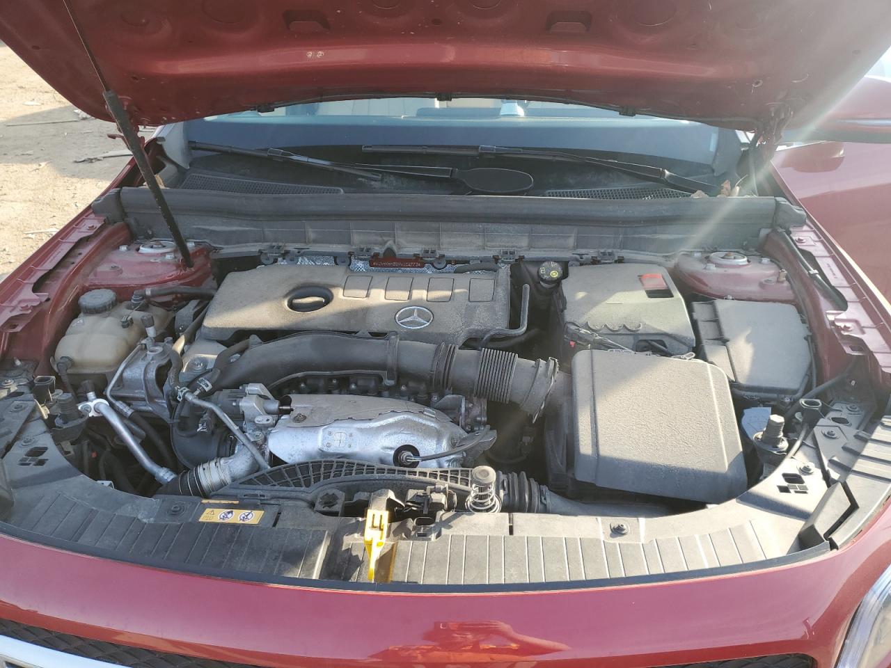 2021 Mercedes-Benz GLB VIN W1N4M4HB6MW102773 Copart auction photo, rear end / side damage thumbnail 12