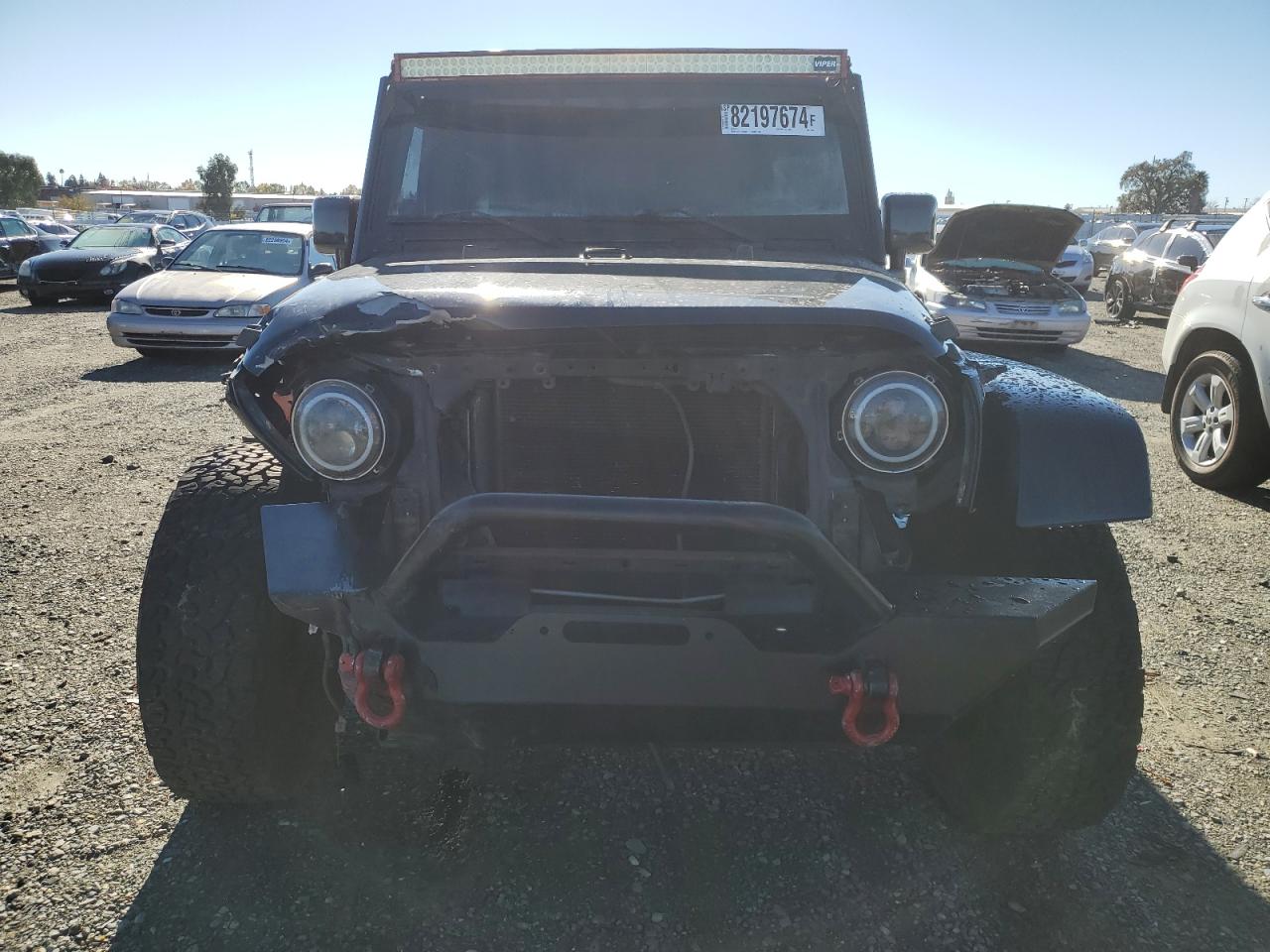 2010 Jeep Wrangler VIN 1J4BA3H19AL216041 Copart auction photo, front end / side damage thumbnail 5