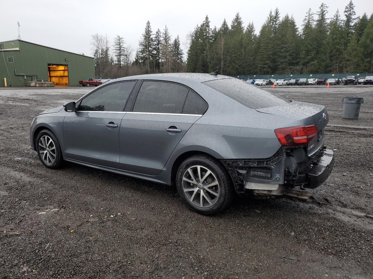 2017 Volkswagen Jetta VIN 3VWDB7AJ5HM201149 Copart auction photo, rear end damage thumbnail 2
