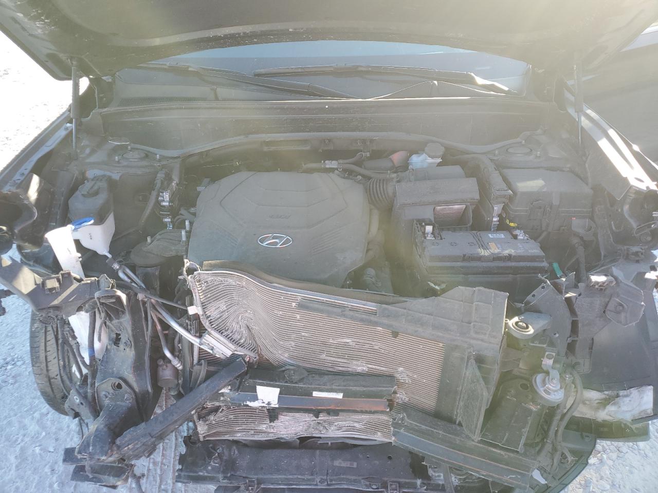 2023 Hyundai Palisade VIN KM8R74GE2PU533655 Copart auction photo, front end / undercarriage damage thumbnail 13