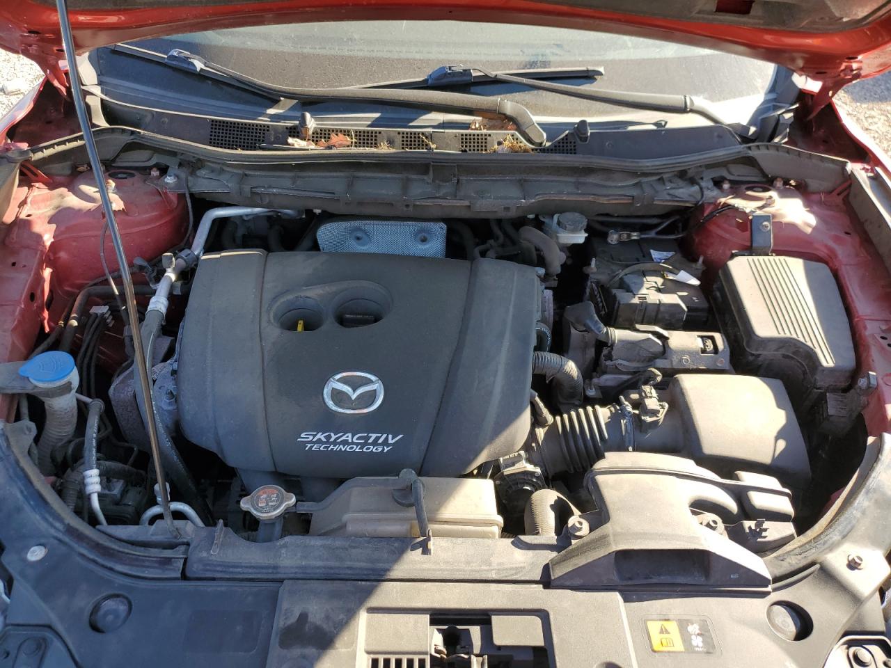 2016 Mazda CX-5 VIN JM3KE4CY8G0665961 Copart auction photo, rear end / side damage thumbnail 12