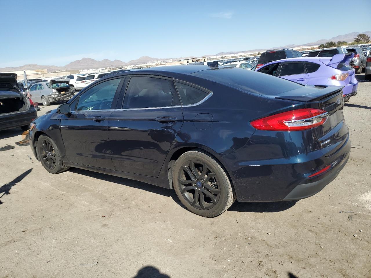 2020 Ford Fusion VIN 3FA6P0HD8LR253946 Copart auction photo, front end damage thumbnail 2