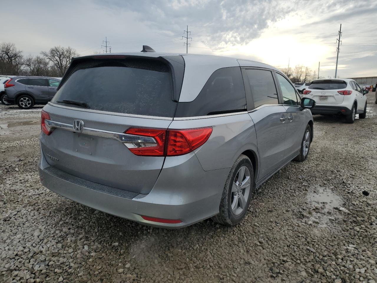 2020 Honda Odyssey VIN 5FNRL6H73LB015617 Copart auction photo, front end damage thumbnail 3