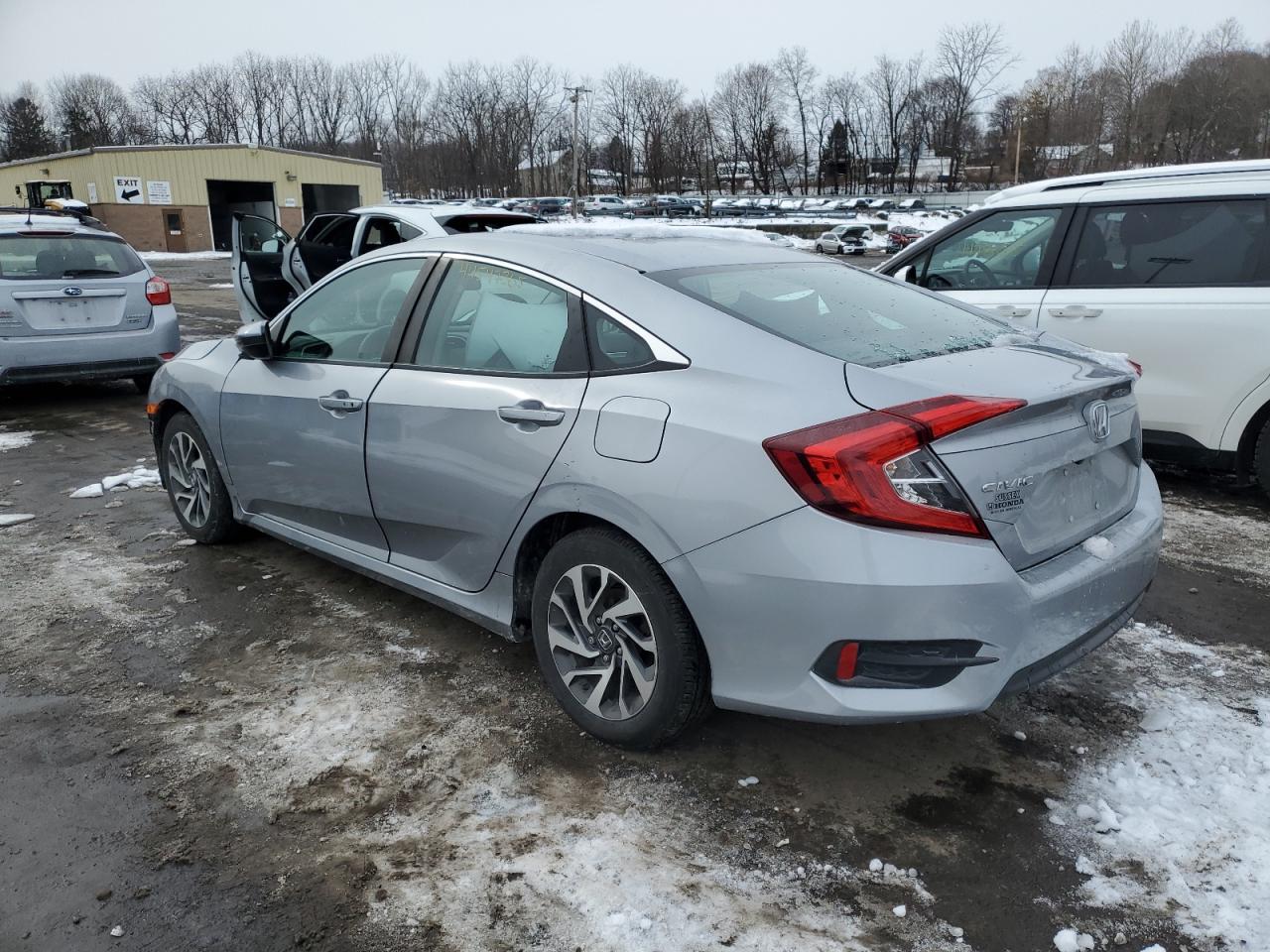 2016 Honda Civic VIN 19XFC2F78GE240027 Copart auction photo, front end / side damage thumbnail 2